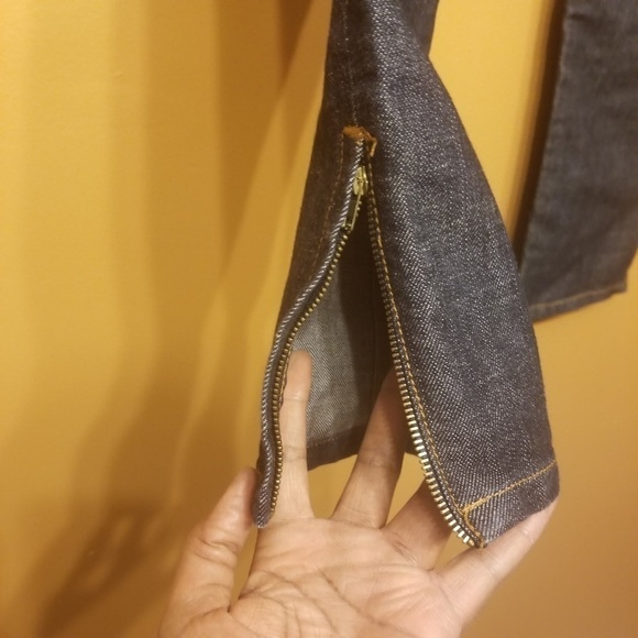 Seven7 Jeans | Women's Dark Denim Zipper Ankle Skinny Jeans (Size 27) - Picture 6 of 7
